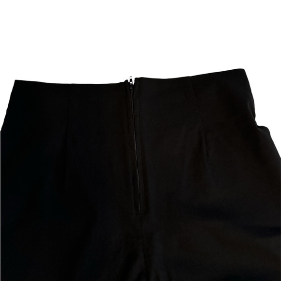 Black high waisted Unique Vintage tapered leg pants. - Picture 3 of 7